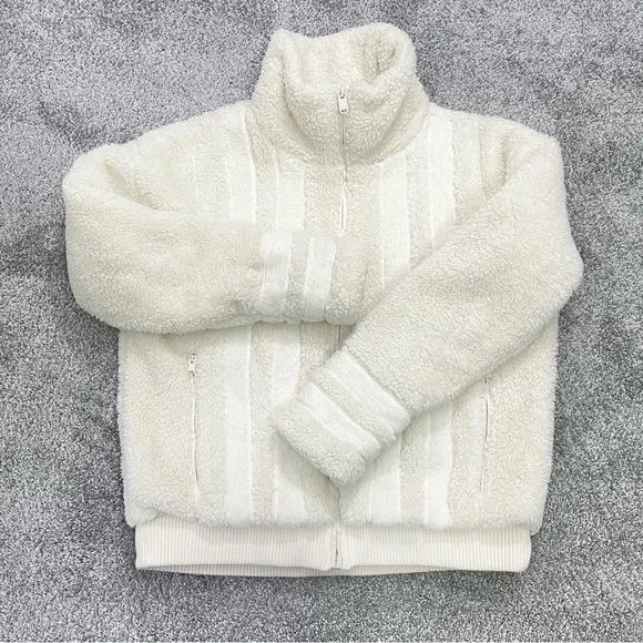 Athleta Willow Fleece Sherpa Bomber Jacket - Picture 4 of 15